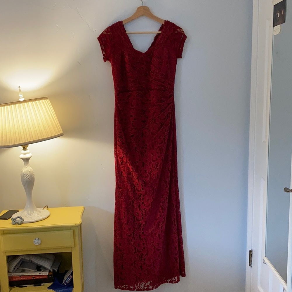 David’s Bridal Red Dress